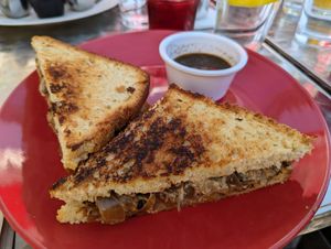 French dip sandwich at High Note Cafe in Boise