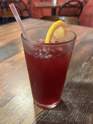 Blueberry basil lemonade  at High Note Cafe in Boise