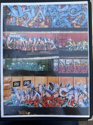 Rando Menu covering  at High Note Cafe in Boise