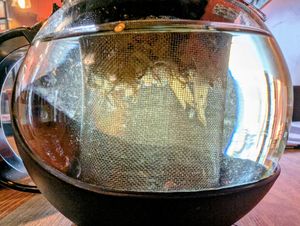 Hot Tea: Fairy Flower (beginning to steep) at High Note Cafe in Boise