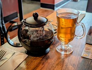Orange Pu-erh Tea at High Note Cafe in Boise
