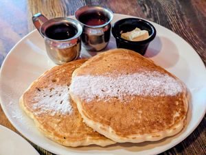 Blueberry Pancakes, half stack at High Note Cafe in Boise