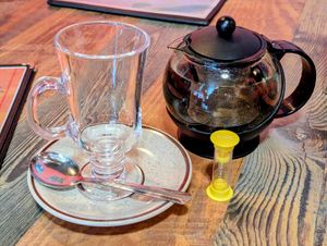 Bride's Bliss Hot Herbal Tea at High Note Cafe in Boise