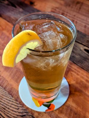 Iced Jasmine Rose Green Tea at High Note Cafe in Boise