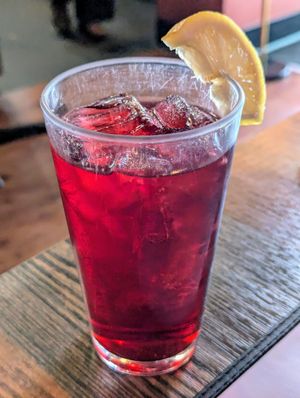 Hibiscus Iced Tea at High Note Cafe in Boise