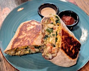 Breakfast Burrito at High Note Cafe in Boise