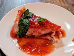 Strawberry Cheesecake at High Note Cafe in Boise