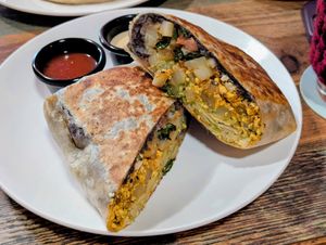 Breakfast Burrito at High Note Cafe in Boise