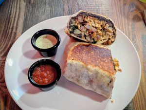 Breakfast Burrito at High Note Cafe in Boise