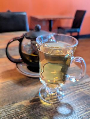 Hot Green Tea at High Note Cafe in Boise