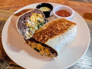 Breakfast Burrito at High Note Cafe in Boise