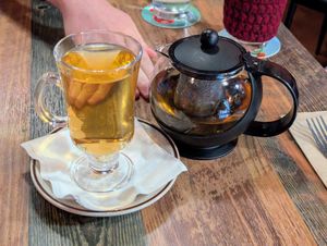 Hot Herbal Tea at High Note Cafe in Boise
