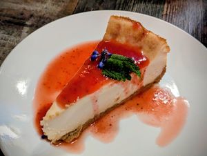 Cheesecake at High Note Cafe in Boise