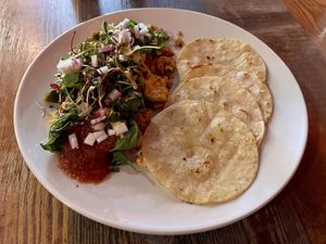 scramble with tortillas...  at High Note Cafe in Boise