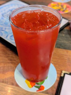 Strawberry Herb Juice at High Note Cafe in Boise