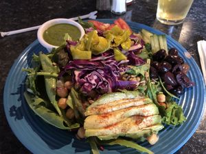 High Note salad with green goddess dressing at High Note Cafe in Boise
