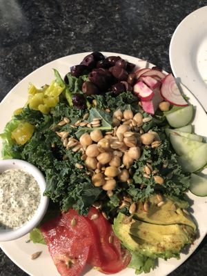 Delicious salad  at High Note Cafe in Boise