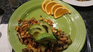 Tofu scramble at High Note Cafe in Boise