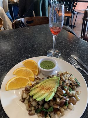 Custom potato scramble at High Note Cafe in Boise