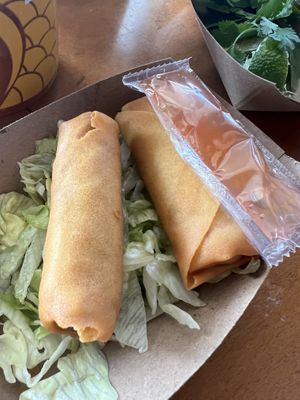 Veggie spring rolls   at Viet-Nomz in Orlando