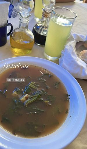 Sopa de verduras   at Delicia in Puebla