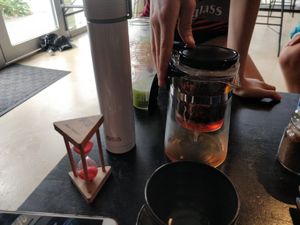 Fancy tea at Coffee Head Co in South Brisbane