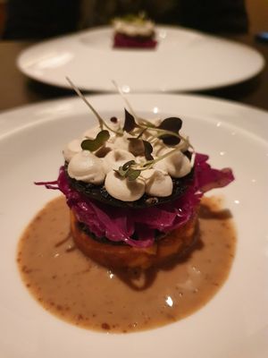 one of the courses from Veldexpressie menu at 't Vijfde Seizoen in Aalter