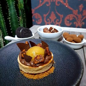 desserts, 5 course take away menu on New Years Eve 2020 at 't Vijfde Seizoen in Aalter