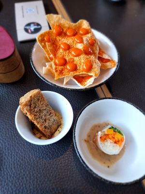 Appetizers at 't Vijfde Seizoen in Aalter