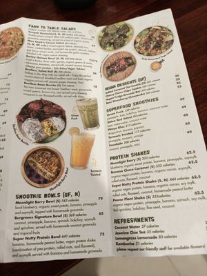 Menu at Burgreens - Menteng in Jakarta