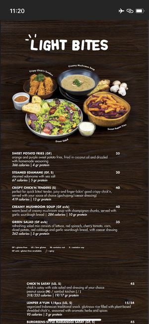 Menü Stand 03/2023  at Burgreens - Menteng in Jakarta