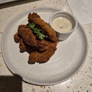 Crispy chicken tenders at Burgreens - Menteng in Jakarta