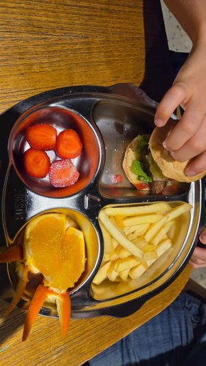 Kids meal at Burgreens - Menteng in Jakarta