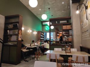inside at Burgreens - Menteng in Jakarta