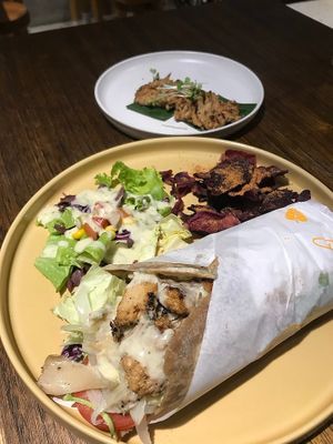 Max Chick'n Caesar Wrap at Burgreens - Menteng in Jakarta