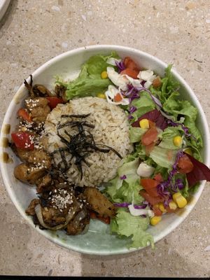 Max Chick'n Teriyaki Bowl at Burgreens in Tangerang