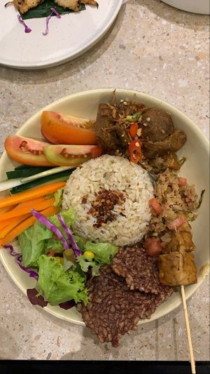 Vegan Rendang Bowl at Burgreens in Tangerang