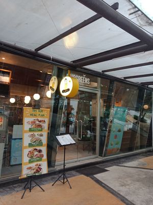 Outside at Burgreens in Tangerang