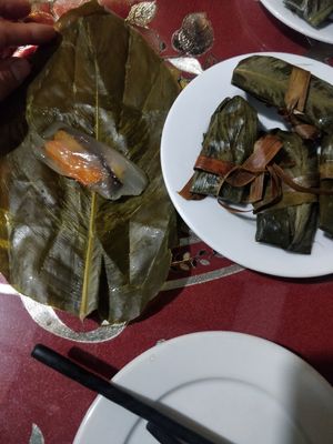 Banh Loc, raviolis vegans au tapioca at Phuong Nam Quan Chay in Hue