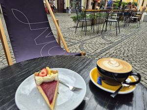 Kuchen des Tages at Cukru Cafe in Jelenia Gora