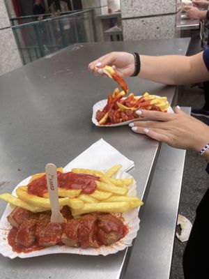 Currywurst  at Curry 36 in Berlin