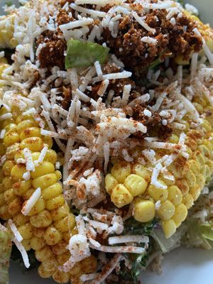 Corn Cesar Salad  at Verdine in Houston