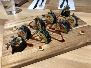 Vegan sushi 🤗 at Verdine in Houston