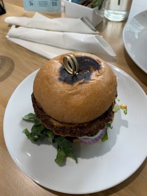 Waterworks cheeseburger  at Verdine in Houston