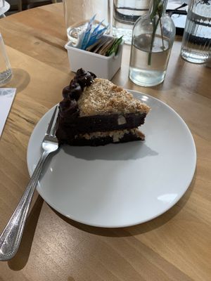 German chocolate cake  at Verdine in Houston