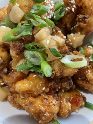 GF Fried Cauliflower in Chili Oil  at Verdine in Houston