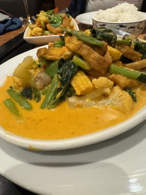 Penang curry   at Rim Nam Thai in Hebden Bridge