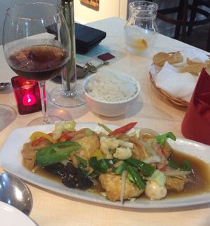 Bean curd dish 😍 at Rim Nam Thai in Hebden Bridge