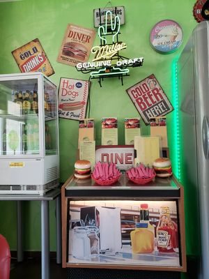 Interior at Jake's Diner Bar in Stuttgart