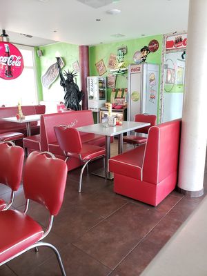 Interior at Jake's Diner Bar in Stuttgart